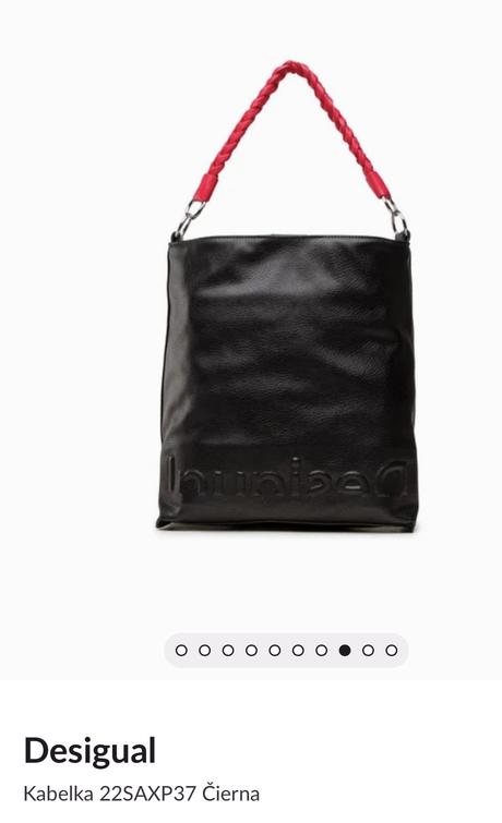 Kabelka desigual bols half logo 2v1 s visačkou, desigual