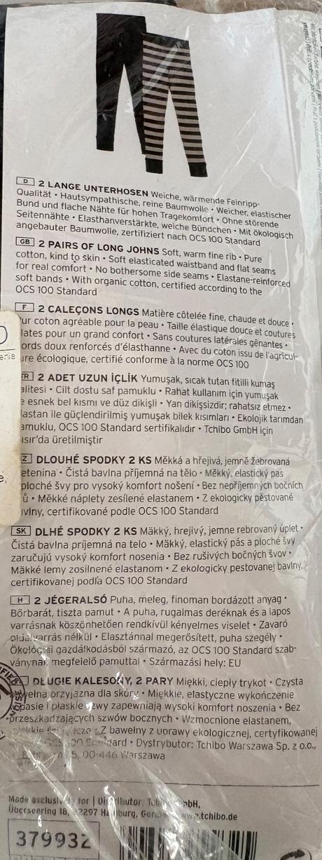 Set 2ks dlhých spodiek 134/140, tchibo,134 / 140