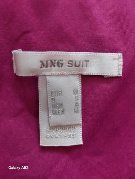 Fialkové šaty bez ramienok mango, mango,36