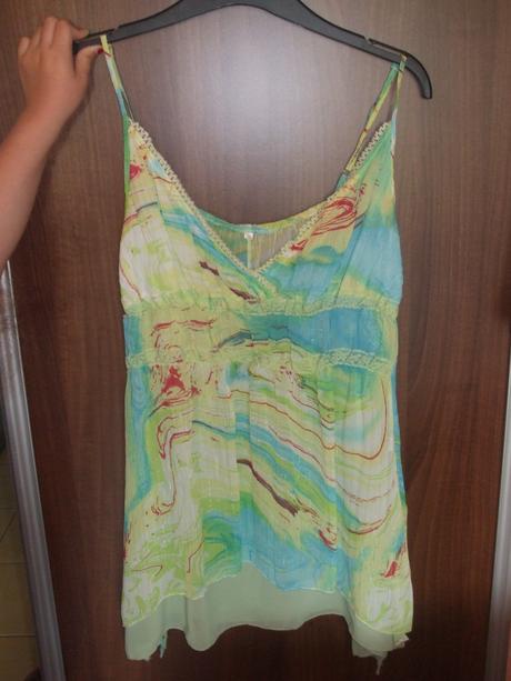 Vzdušná tunika na ramienka, l