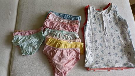 Spodná bielizeň - 7xtielka veľ.122/128, lupilu,122