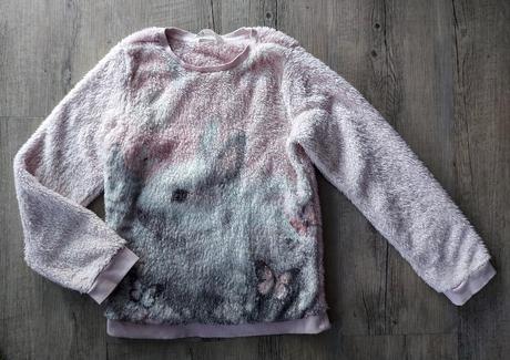 2 x flísová mikina, h&m,134