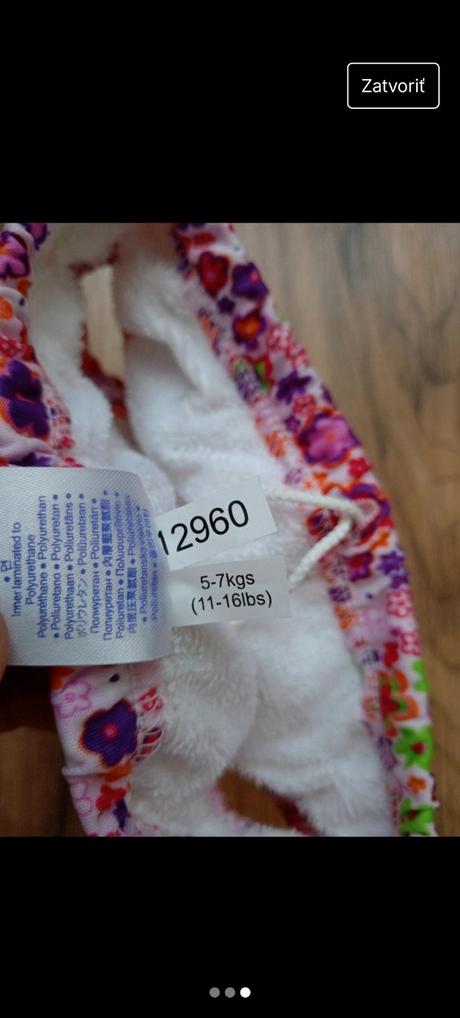 Nové dievčenské neoprénové plavky 5-7kg, bambino mio,80