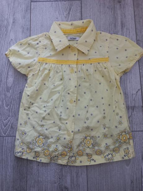 Košeľa name it 86 žltá, name it,86