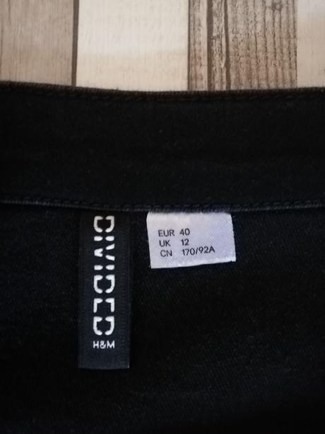 Džínsové overalové šaty, h&m,40