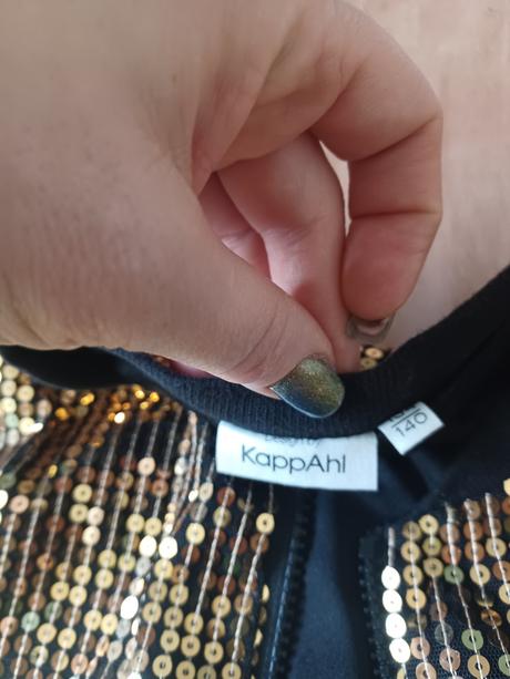 Slavnostná flitrová bundicka, kappahl,134