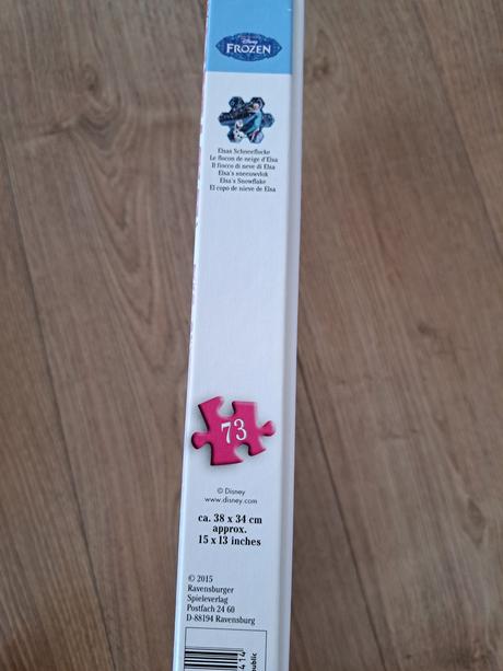 Puzzle frozen glitter, 