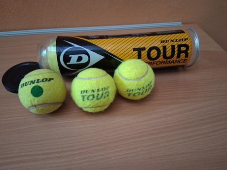 Tenis loptička lopta 5 kusov dunlop spolu ako nové, dunlop