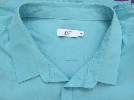 Krásna purpurová košeľa +modrá grátis (už s poštou, f&f,46