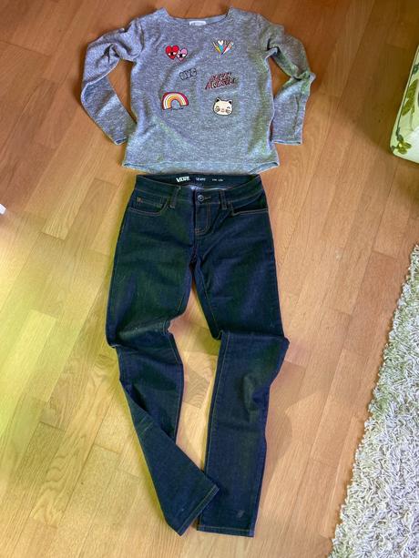 Rifle vans + sveter hm, 152