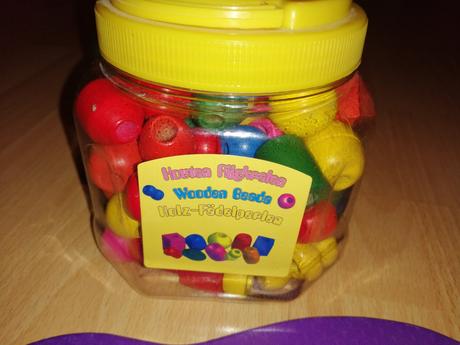 Drevené koráliky a puzzle mlp, 