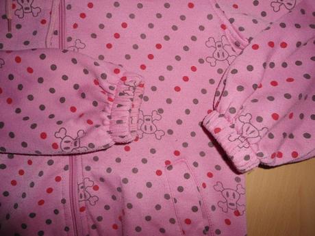 Ruzova dievcenska mikina, 134