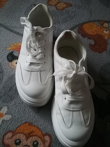 Tenisky biele 39 (25cm), no name, 39
