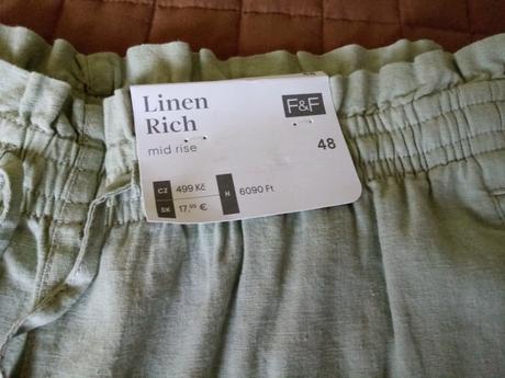 Letné nohavice, f&f,48
