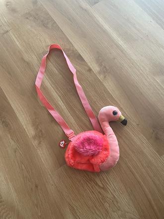 Plysova kabelka plameniak, ty