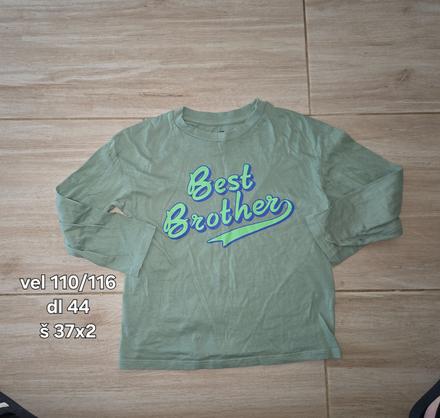 Tricko best brother, h&m,110