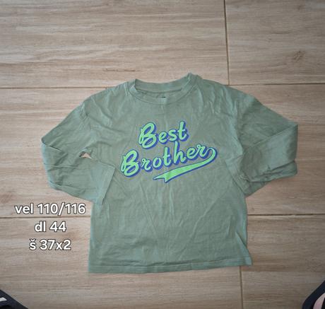Tricko best brother, h&m,110