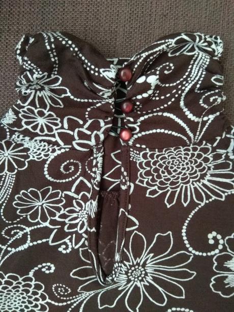 Top s kvetinovym dekorom, promod,m