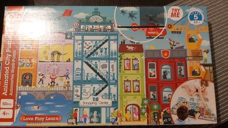 Puzzle s pohyblivym efektom, 