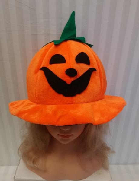 Halloween tekvica klobúk, priemer 19,5 cm,