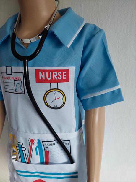 Sestrička karnevalový komplet kostým veľ.110-122,