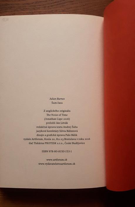 Šum času - julian barnes, 