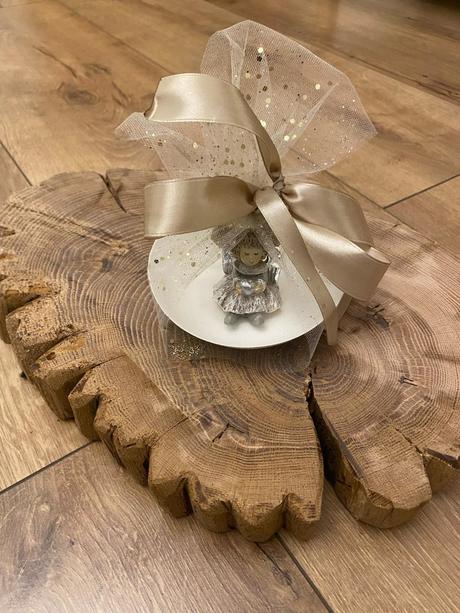 Anjelka na položenie - dievčatko so srdiečkom, 