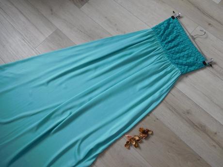 Dlhé šaty dámske  36/38v, pružné top top stav,, 36