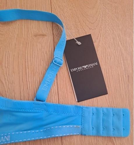 Tyrkysová podprsenka emporio armani 75b, armani,75b
