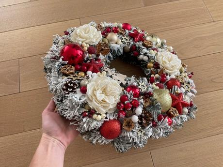 Vianočný veniec na dvere 40 cm, 