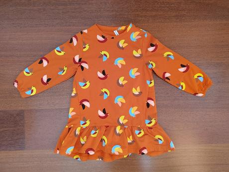 Šaty/tunika coccodrillo s vtáčikmi v.116, coccodrillo,116
