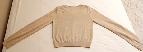 Béžový crop svetrík, bluezoo,164