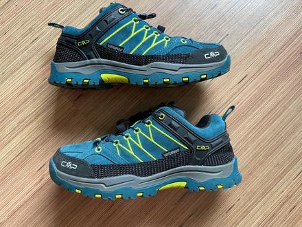 Detská trekingová obuv cmp rigel low wp ocean, 36