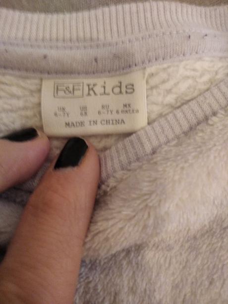 Teplý pyzamkovy vrch, f&f,122