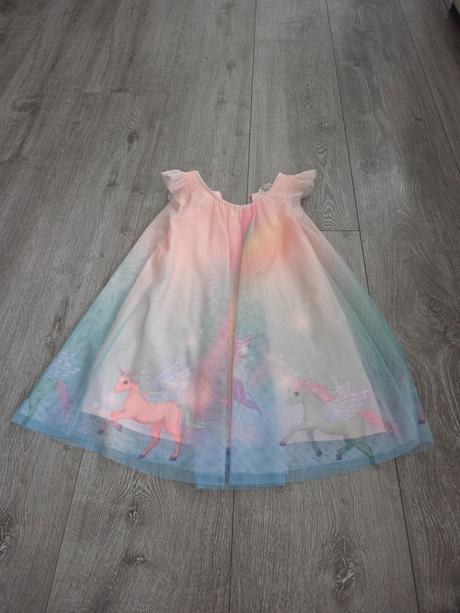 Šaty jednorožec, h&m,122