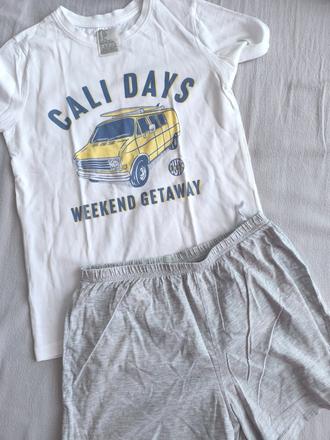 Krátke pyžamo, h&m,134