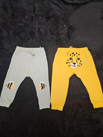 Lindex teplaky s aplikaciou leopard vcielky 80, lindex,80