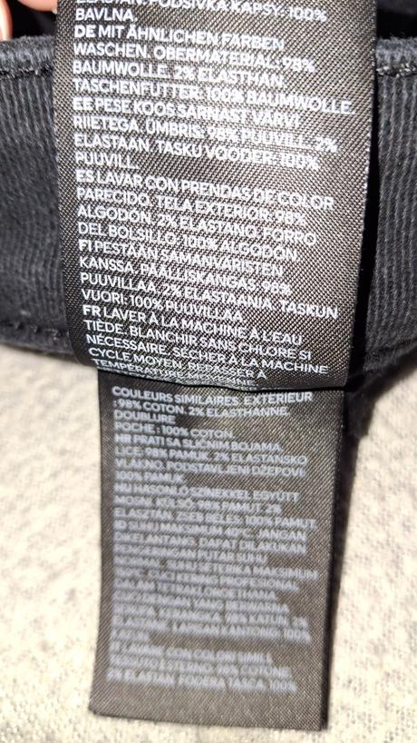 Dievčenské čierne šortky., h&m,164
