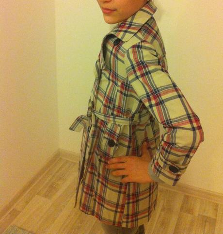 Kabatik zara kockovany dievcensky, zara,110