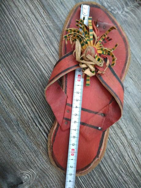 Letne kozene sandale/slapky/zabky, 37