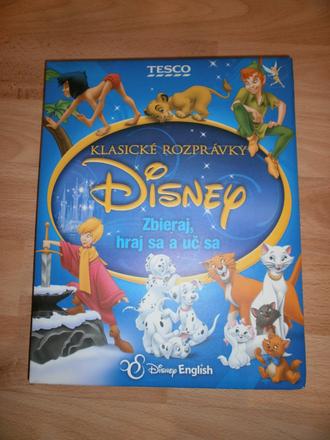 Klasické rozprávky s kartičkami po anglicky,