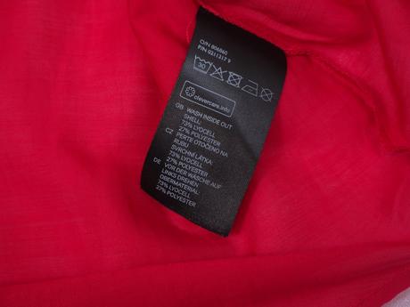 Kvalitná červená blúzka h&m conscious collection, h&m,34