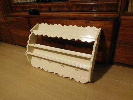 Drevená polica retro,, 