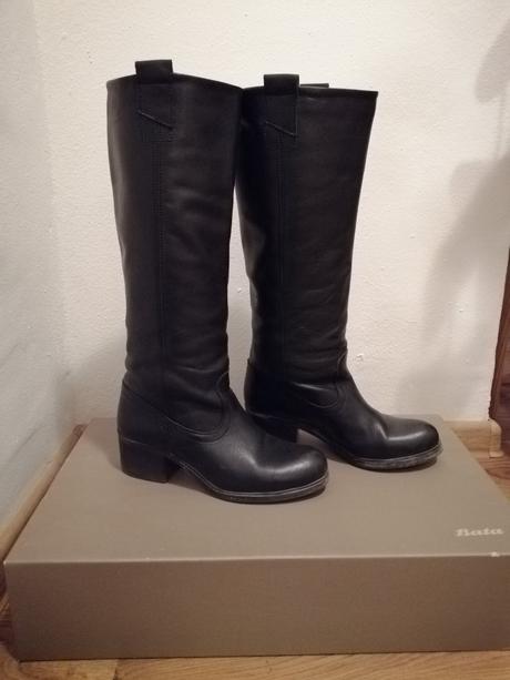 Kožené čižmy, baťa,39