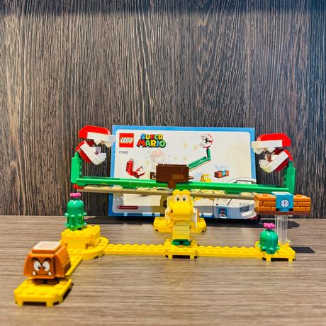 Lego super mario 71365 pretekárska dráha s piraň, 