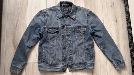 Pánska,kvalitná džínsová bunda wrangler - l, wrangler,l