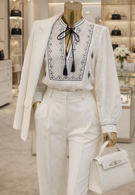 Luxusná vyšívaná blúzka - boho štýl, zara,s