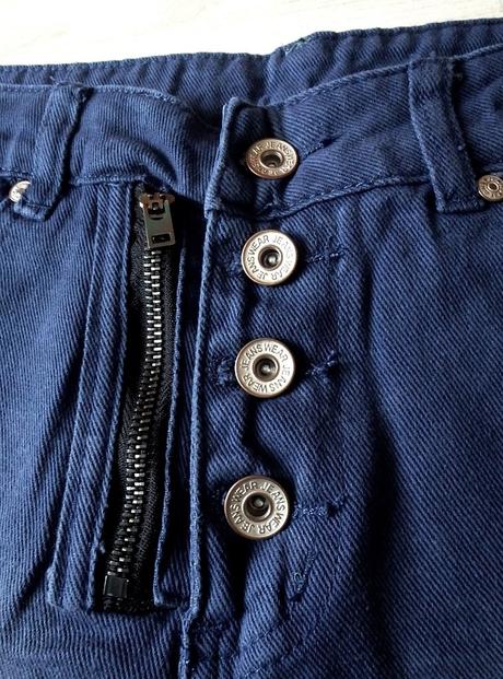 Rifľové kraťasi, modré a šedé, v. m, m