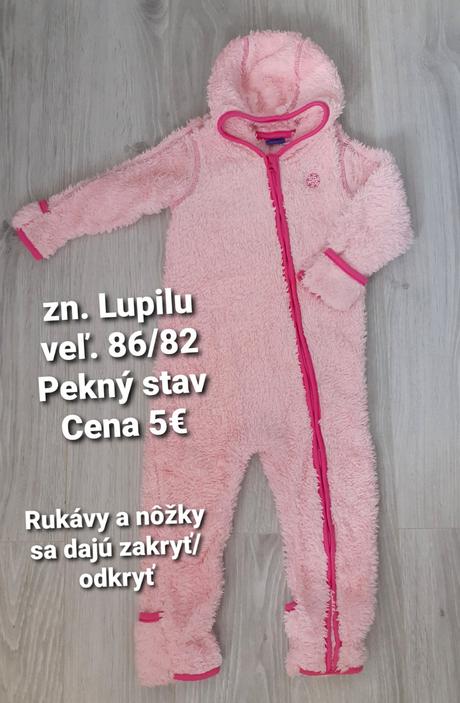 Prechodný overal lupilu 86/92, lupilu,86