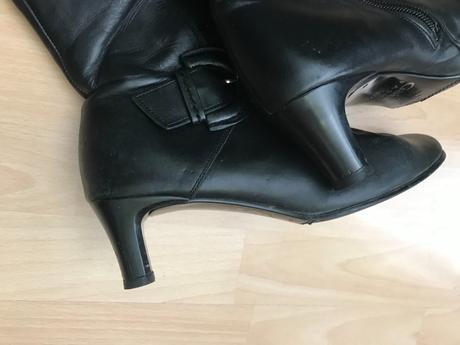 Čizmy kožené, zn. gabor vel. 38,5, gabor,38